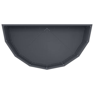 Γλάστρα Ανθρακί 90 x 45 x 35 cm Ατσάλι