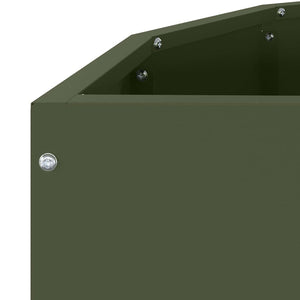 Γλάστρα Ελιά Πράσινη 90 x 45 x 35 cm Ατσάλι