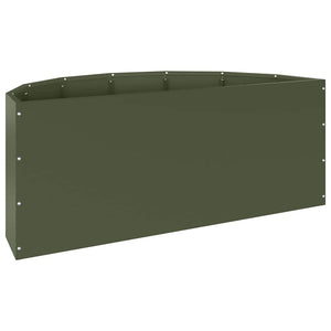 Γλάστρα Ελιά Πράσινη 90 x 45 x 35 cm Ατσάλι