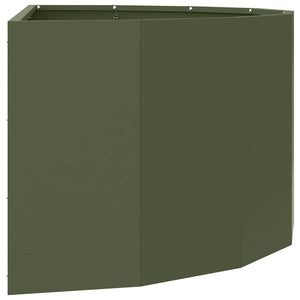 Γλάστρα Ελιά Πράσινη 90 x 45 x 35 cm Ατσάλι