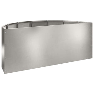 Γλάστρα Ασημί 90 x 45 x 35 cm Ανοξείδωτο ατσάλι