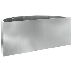 Γλάστρα Ασημί 90 x 45 x 35 cm Επικαλυμμένος Χάλυβας