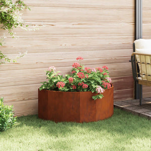 Γλάστρα Σκ rusty 90 x 45 x 35 cm Ατσάλι Σκληρυθέν στον Αέρα