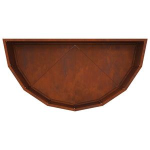 Γλάστρα Σκ rusty 90 x 45 x 35 cm Ατσάλι Σκληρυθέν στον Αέρα