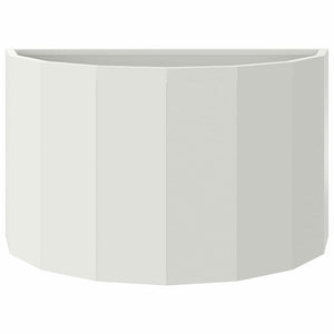 Γλάστρα Λευκό 60 x 30 x 35 εκ Ατσάλι