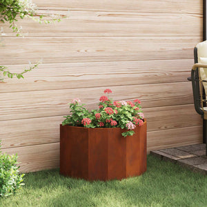 Γλάστρα Σκ rusty 60 x 30 x 35 εκ Ατσάλι Σκληρυθέν στον Αέρα
