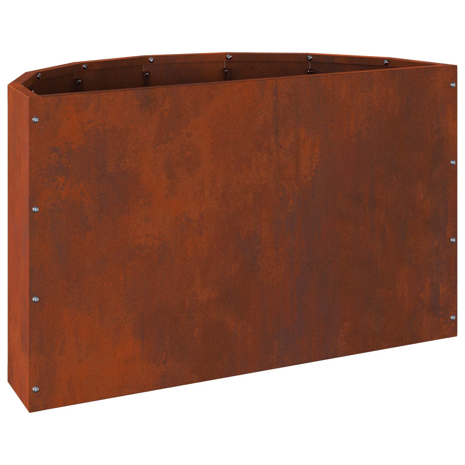 Γλάστρα Σκ rusty 60 x 30 x 35 εκ Ατσάλι Σκληρυθέν στον Αέρα