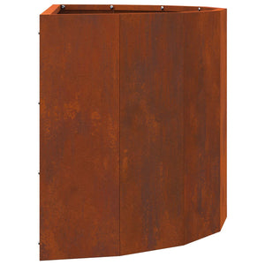 Γλάστρα Σκ rusty 60 x 30 x 35 εκ Ατσάλι Σκληρυθέν στον Αέρα