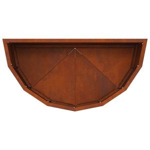 Γλάστρα Σκ rusty 60 x 30 x 35 εκ Ατσάλι Σκληρυθέν στον Αέρα