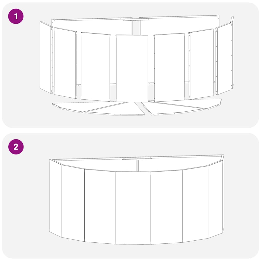 Γλάστρα Ανθρακί 120 x 60 x 50 εκ. Ατσάλι