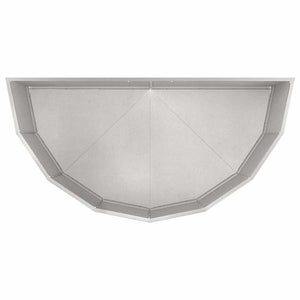 Γλάστρα Ασημί 120 x 60 x 50 εκ. Ανοξείδωτο ατσάλι