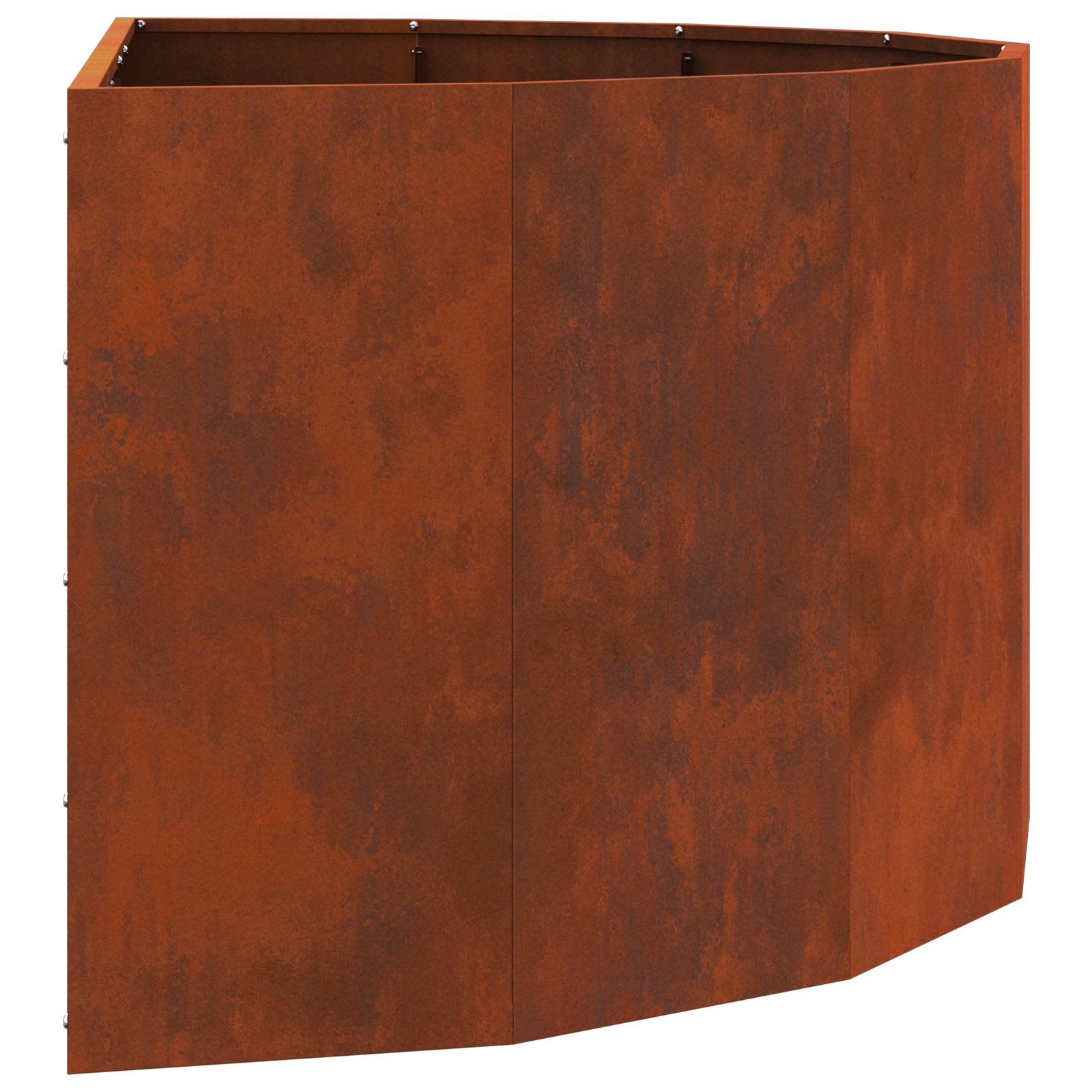 Γλάστρα Σκ rusty 120 x 60 x 50 εκ. Ατσάλι Σκληρυθέν στον Αέρα