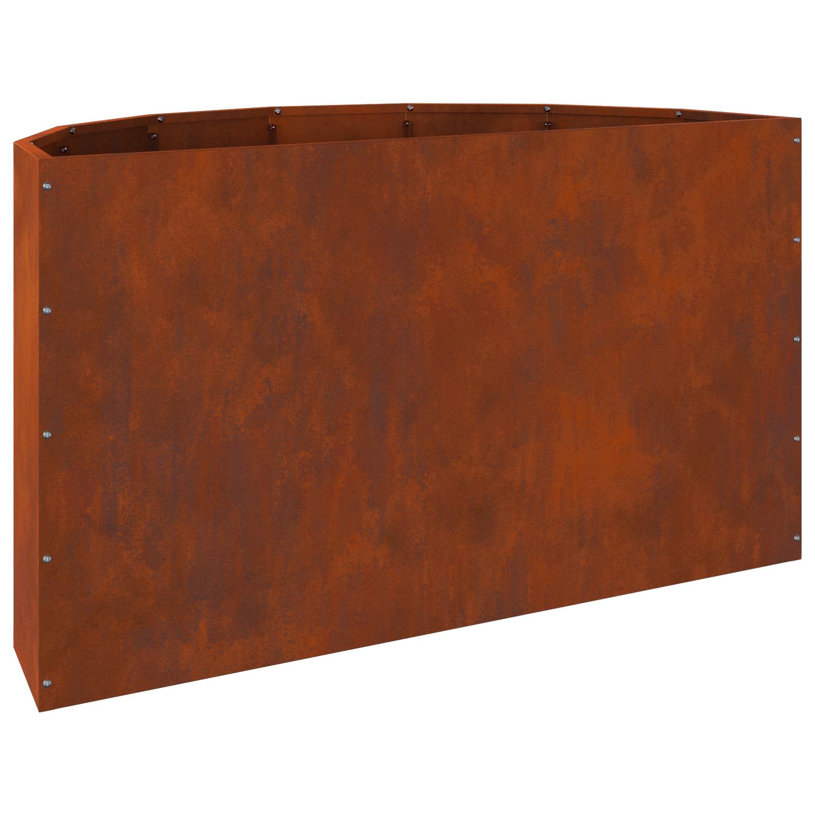 Γλάστρα Σκ rusty 90 x 45 x 50 εκ. Ατσάλι Σκληρυθέν στον Αέρα
