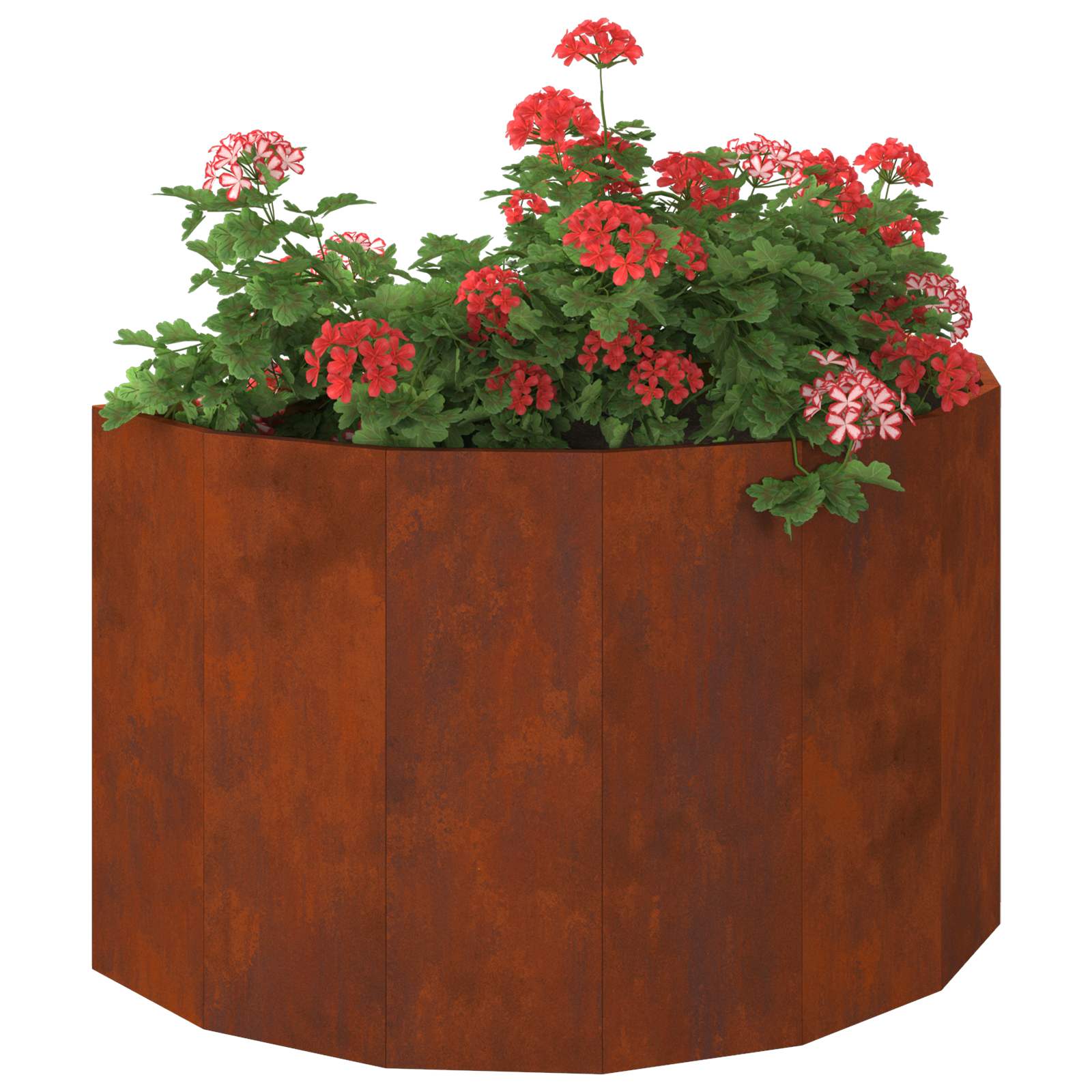 Γλάστρα Σκ rusty 90 x 45 x 50 εκ. Ατσάλι Σκληρυθέν στον Αέρα
