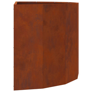 Γλάστρα Σκ rusty 90 x 45 x 50 εκ. Ατσάλι Σκληρυθέν στον Αέρα