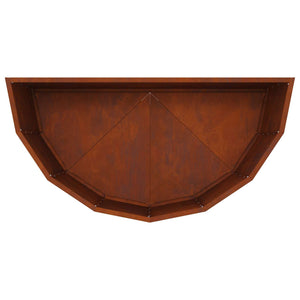 Γλάστρα Σκ rusty 90 x 45 x 50 εκ. Ατσάλι Σκληρυθέν στον Αέρα