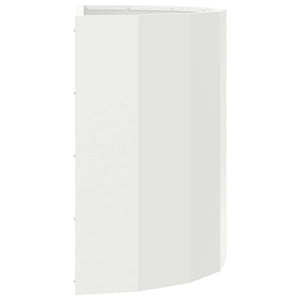 Γλάστρα Λευκό 60 x 30 x 50 εκ. Ατσάλι