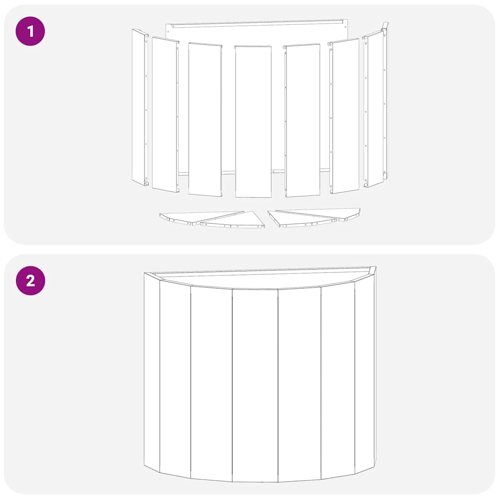 Γλάστρα Ανθρακί 60 x 30 x 50 εκ. Ατσάλι
