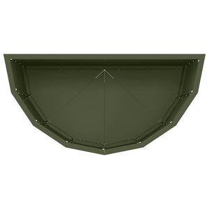 Γλάστρα Ελιά Πράσινη 60 x 30 x 50 εκ. Ατσάλι