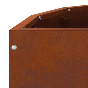 Γλάστρα Σκ rusty 60 x 30 x 50 εκ. Ατσάλι Σκληρυθέν στον Αέρα