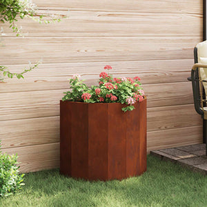 Γλάστρα Σκ rusty 60 x 30 x 50 εκ. Ατσάλι Σκληρυθέν στον Αέρα