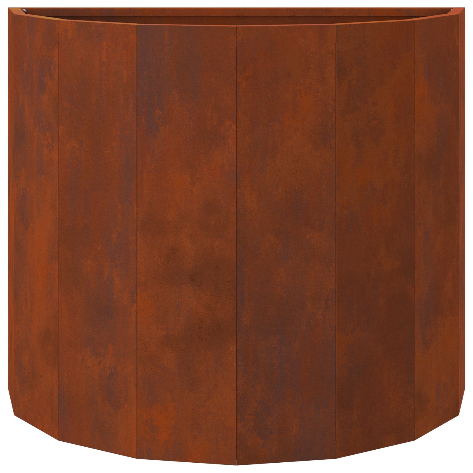 Γλάστρα Σκ rusty 60 x 30 x 50 εκ. Ατσάλι Σκληρυθέν στον Αέρα
