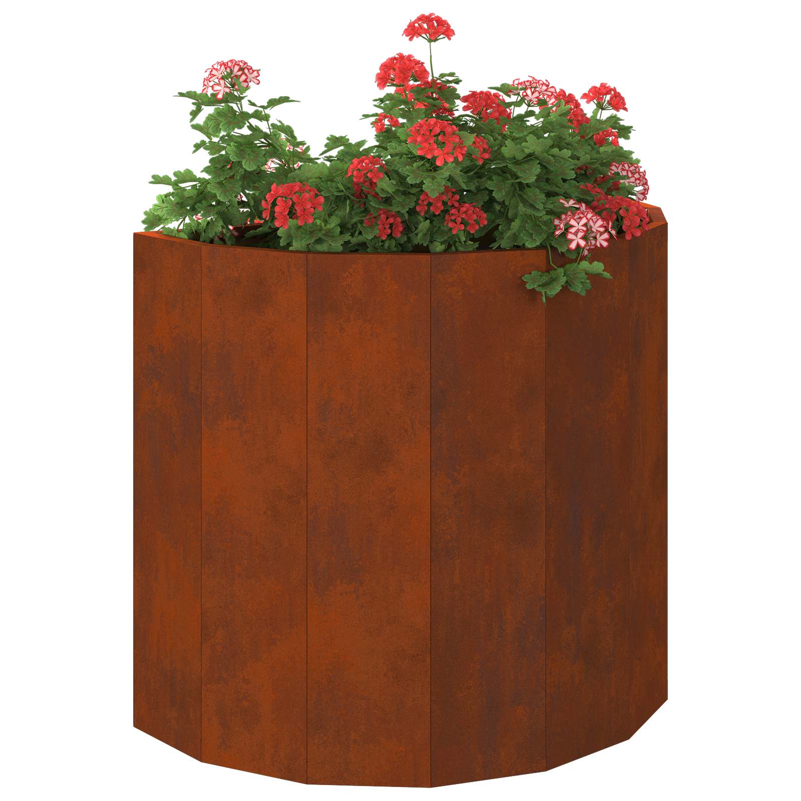 Γλάστρα Σκ rusty 60 x 30 x 50 εκ. Ατσάλι Σκληρυθέν στον Αέρα