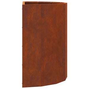 Γλάστρα Σκ rusty 60 x 30 x 50 εκ. Ατσάλι Σκληρυθέν στον Αέρα