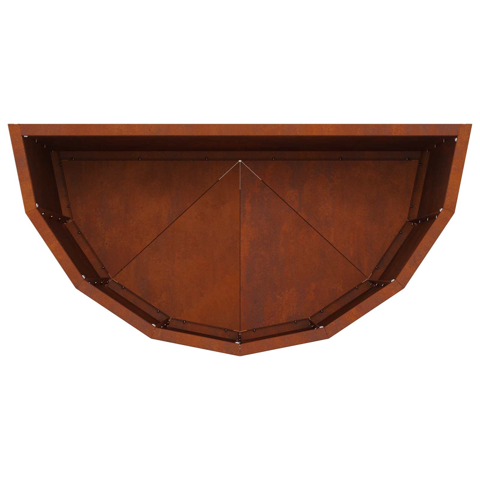 Γλάστρα Σκ rusty 60 x 30 x 50 εκ. Ατσάλι Σκληρυθέν στον Αέρα