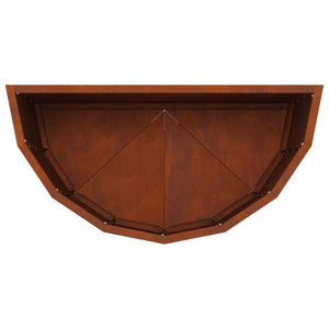 Γλάστρα Σκ rusty 60 x 30 x 50 εκ. Ατσάλι Σκληρυθέν στον Αέρα