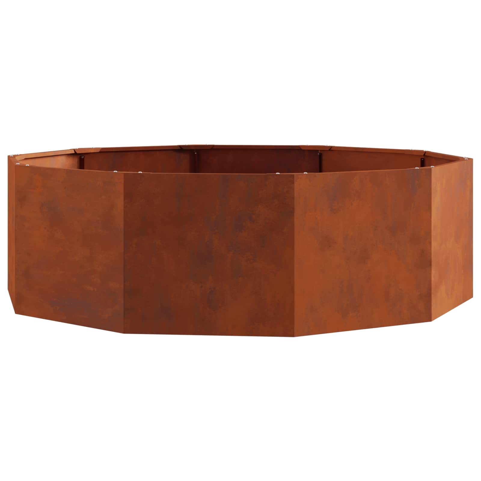 Γλάστρα Σκ rusty 120 x 120 x 35 εκ Ατσάλι Σκληρυθέν στον Αέρα