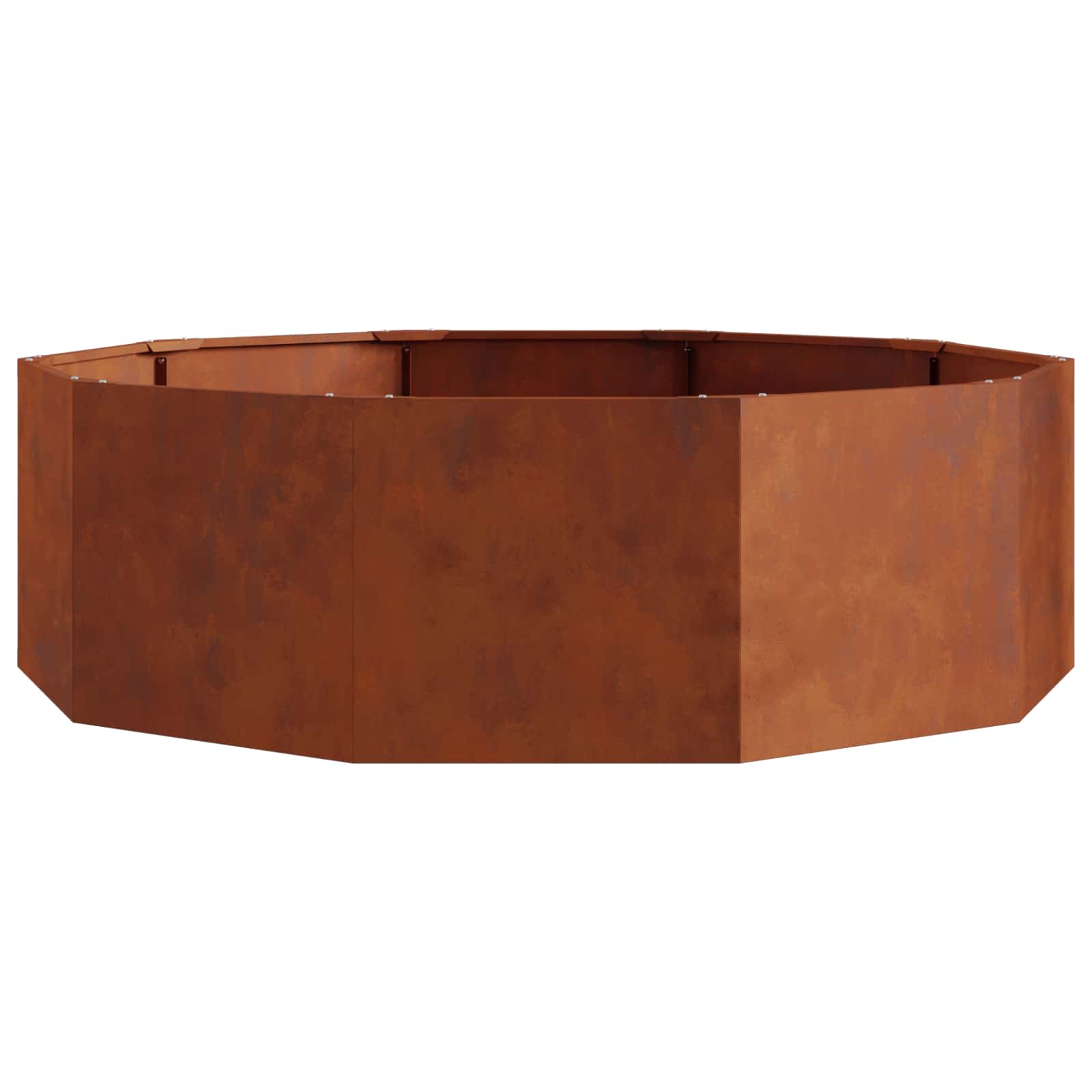 Γλάστρα Σκ rusty 120 x 120 x 35 εκ Ατσάλι Σκληρυθέν στον Αέρα