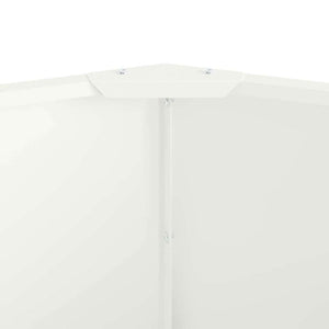 Γλάστρα Λευκό 90 x 90 x 35 εκ Ατσάλι