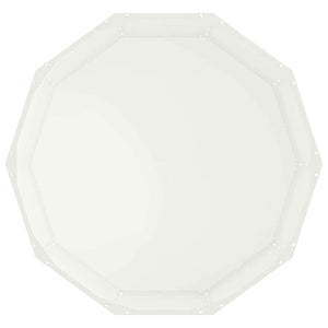Γλάστρα Λευκό 90 x 90 x 35 εκ Ατσάλι