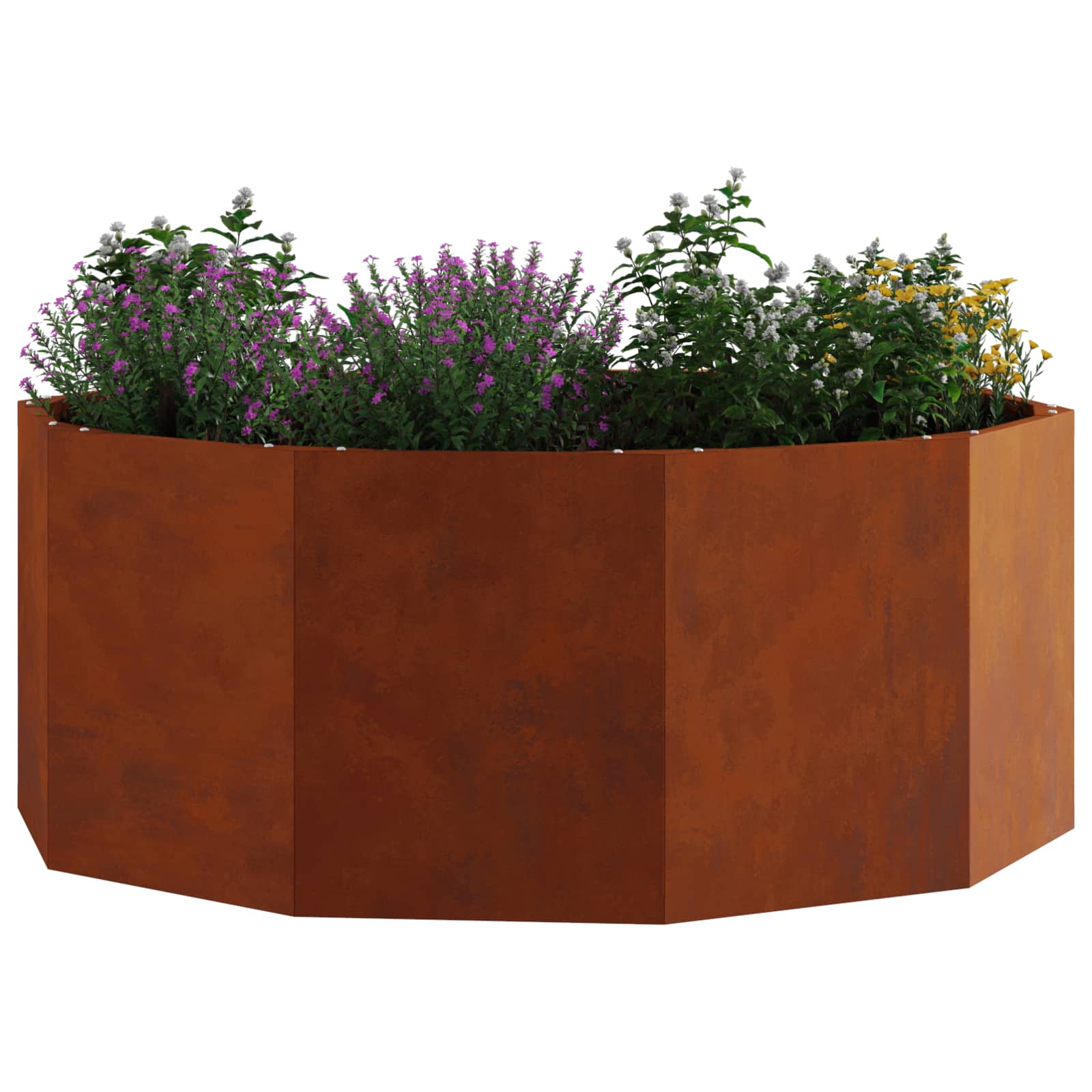 Γλάστρα Σκ rusty 90 x 90 x 35 εκ Ατσάλι Σκληρυθέν στον Αέρα - Pakobazaar