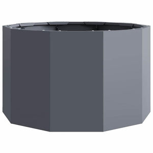 Γλάστρα Ανθρακί 60 x 60 x 35 cm Ατσάλι