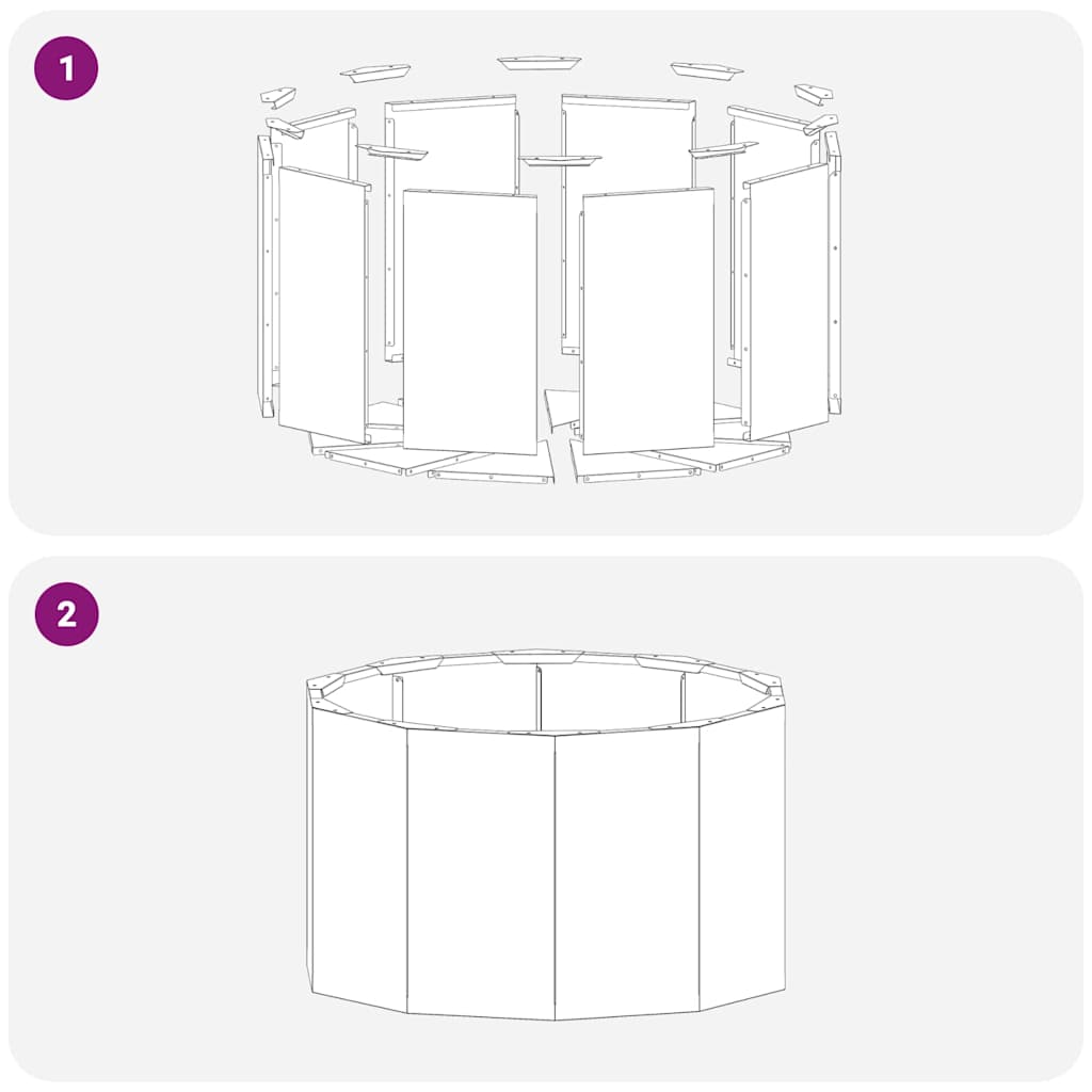 Γλάστρα Ελιά Πράσινη 60 x 60 x 35 cm Ατσάλι - Pakobazaar