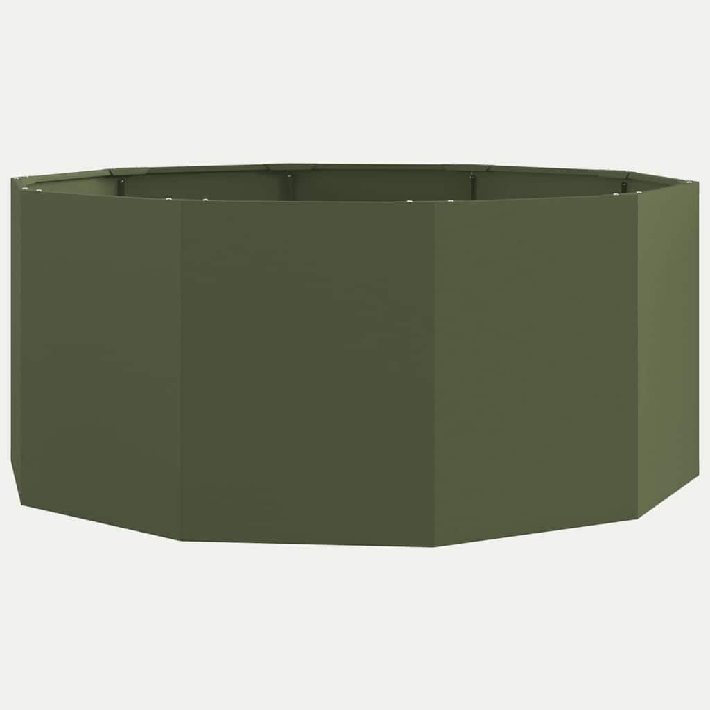 Γλάστρα Ελιά Πράσινη 120 x 120 x 50 εκ Ατσάλι