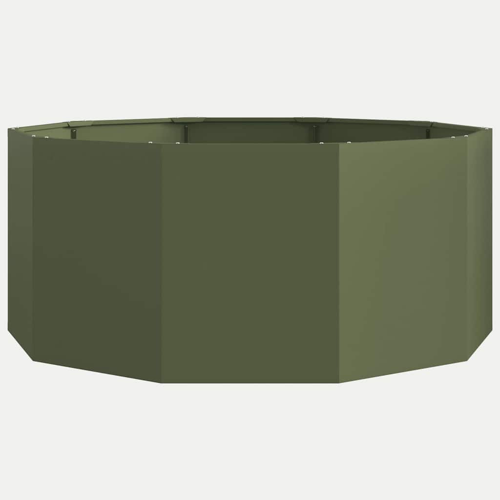 Γλάστρα Ελιά Πράσινη 120 x 120 x 50 εκ Ατσάλι