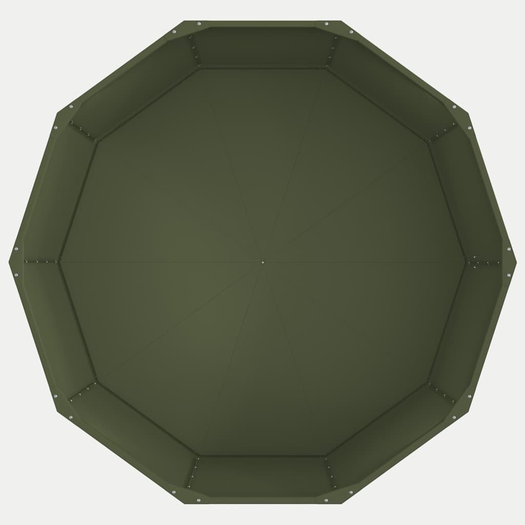 Γλάστρα Ελιά Πράσινη 120 x 120 x 50 εκ Ατσάλι
