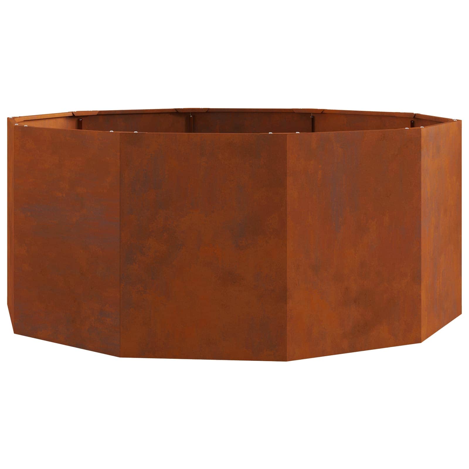 Γλάστρα Σκ rusty 120 x 120 x 50 εκ Ατσάλι Σκληρυθέν στον Αέρα