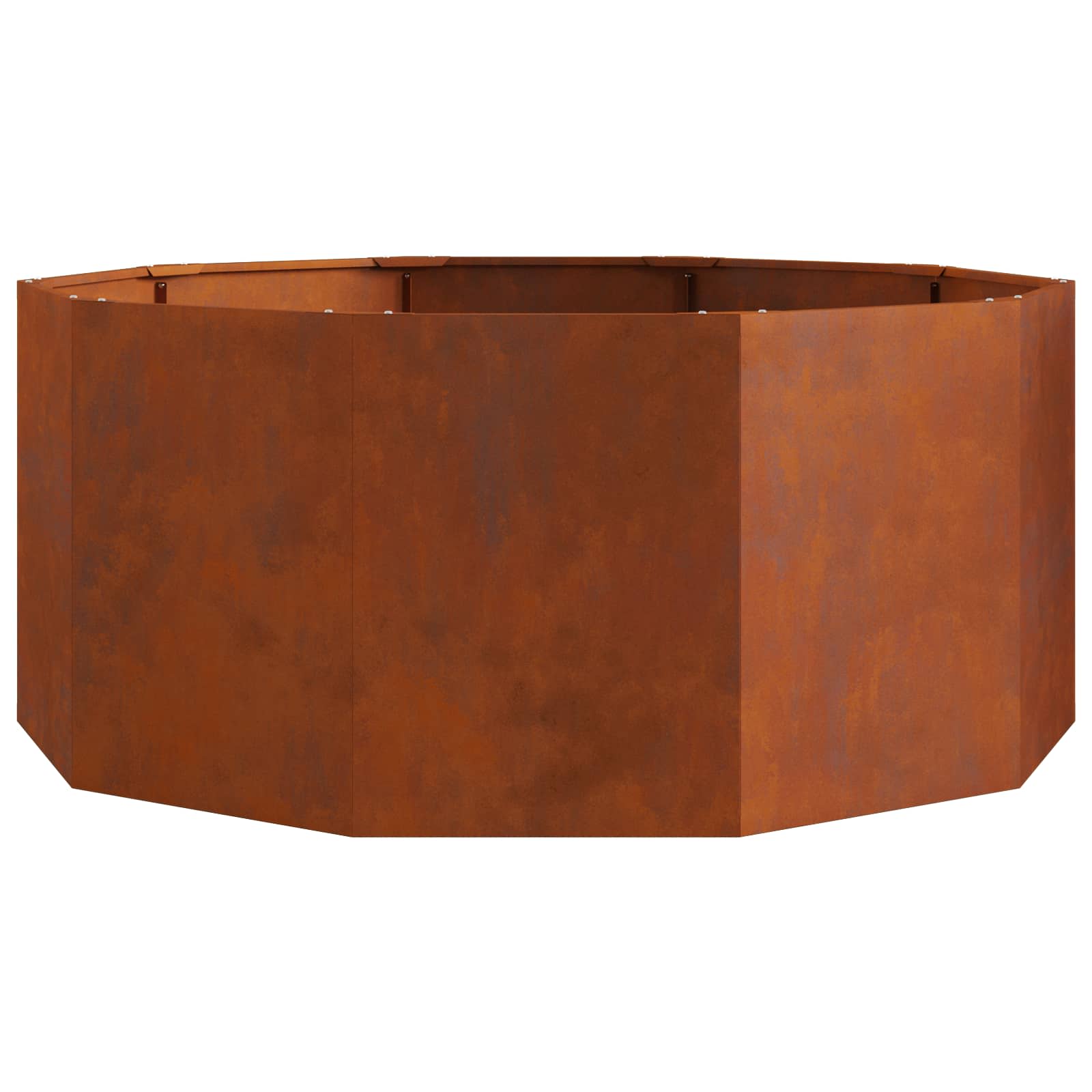 Γλάστρα Σκ rusty 120 x 120 x 50 εκ Ατσάλι Σκληρυθέν στον Αέρα