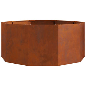 Γλάστρα Σκ rusty 120 x 120 x 50 εκ Ατσάλι Σκληρυθέν στον Αέρα - Pakobazaar