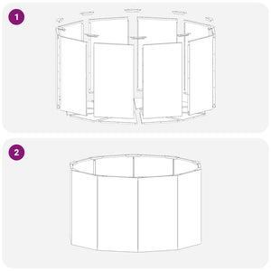 Γλάστρα Λευκό 90 x 90 x 50 cm Ατσάλι