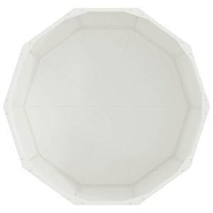 Γλάστρα Λευκό 90 x 90 x 50 cm Ατσάλι