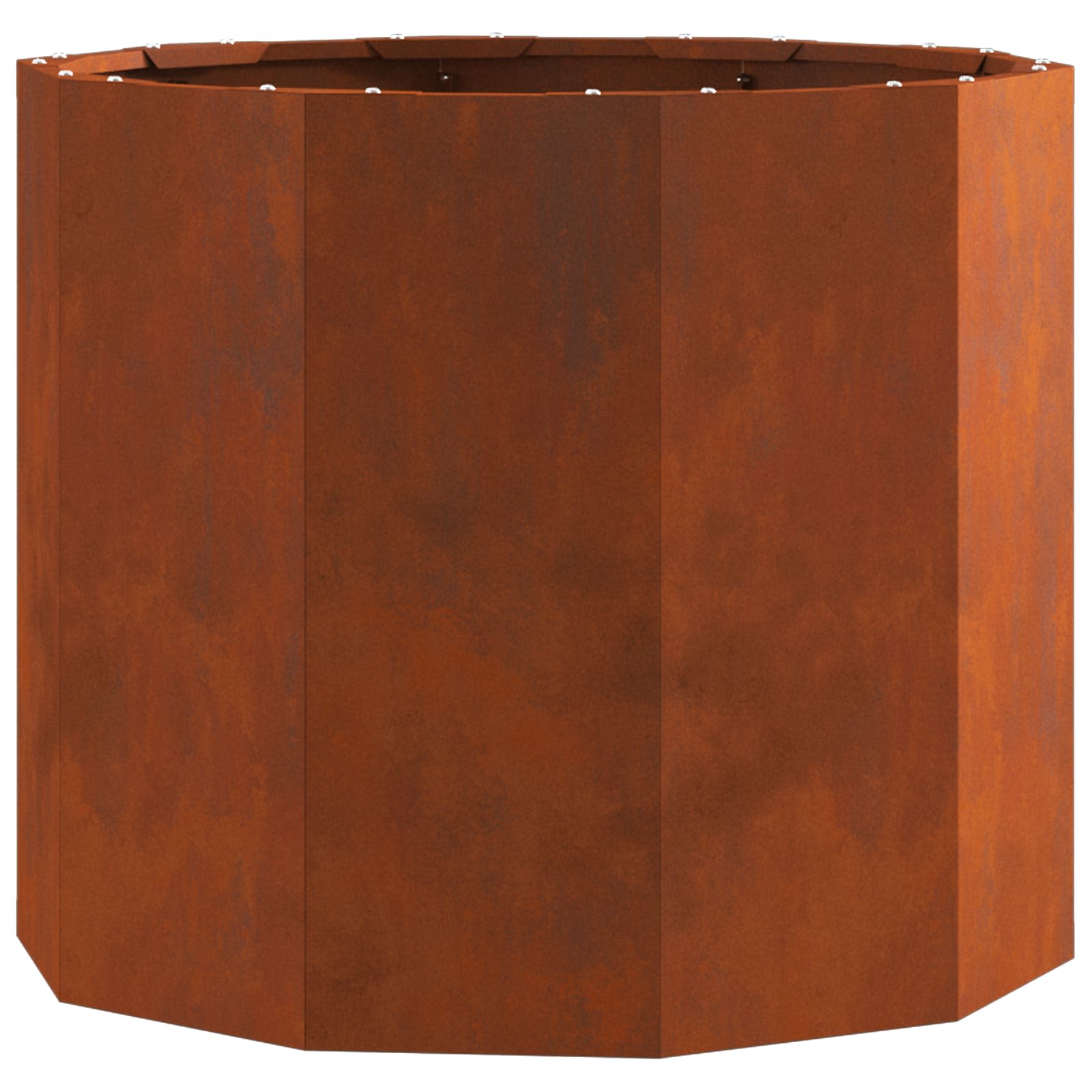 Γλάστρα Σκ rusty 60 x 60 x 50 εκ Ατσάλι Σκληρυθέν στον Αέρα - Pakobazaar