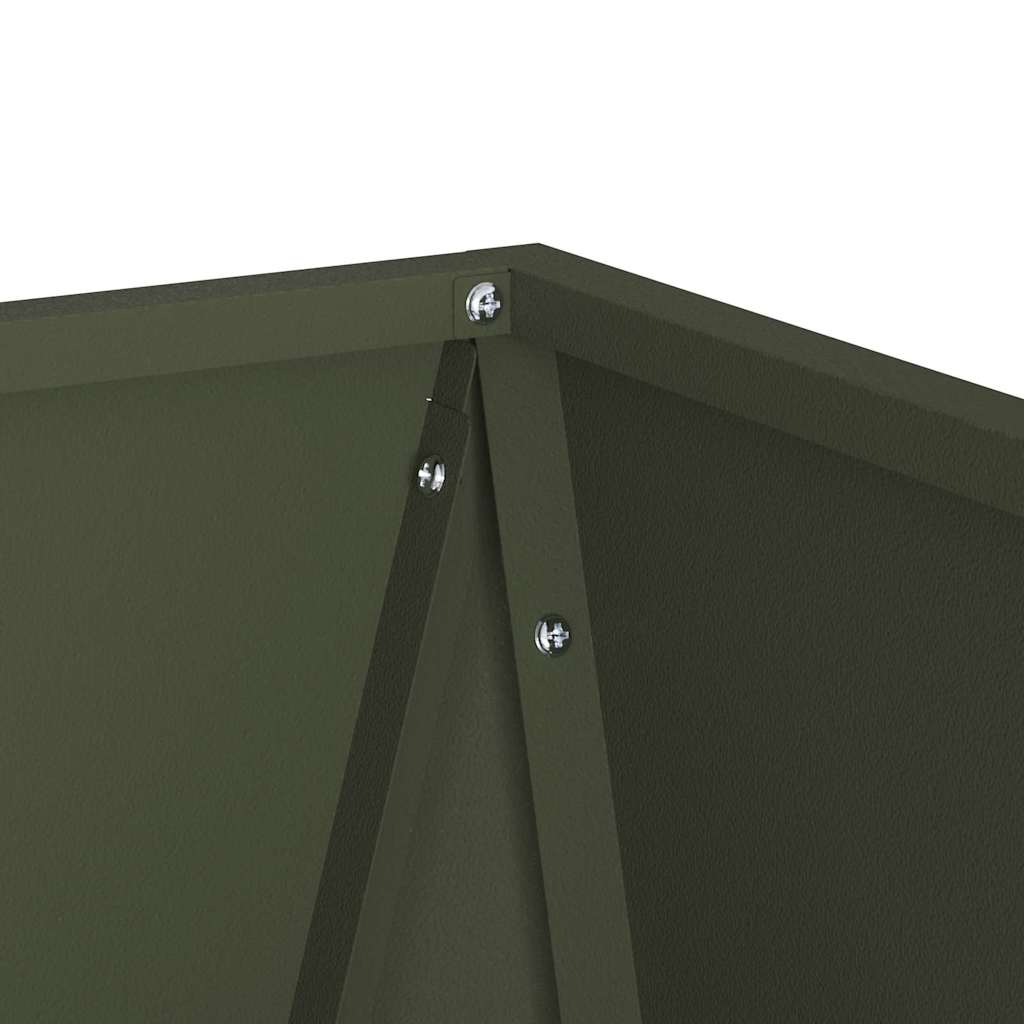Γλάστρα Ελιά Πράσινη 30 x 30 x 75 εκ Ατσάλι - Pakobazaar