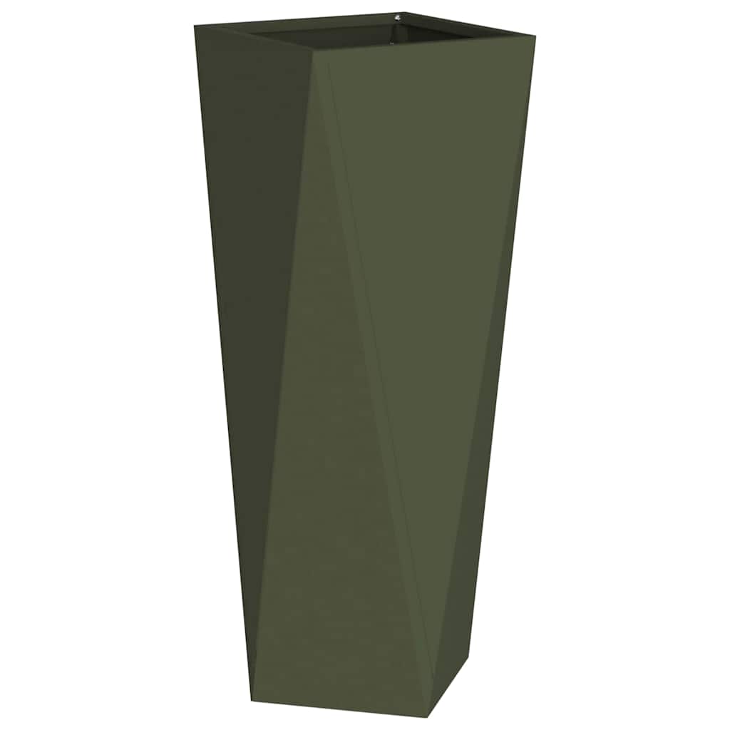 Γλάστρα Ελιά Πράσινη 30 x 30 x 75 εκ Ατσάλι - Pakobazaar