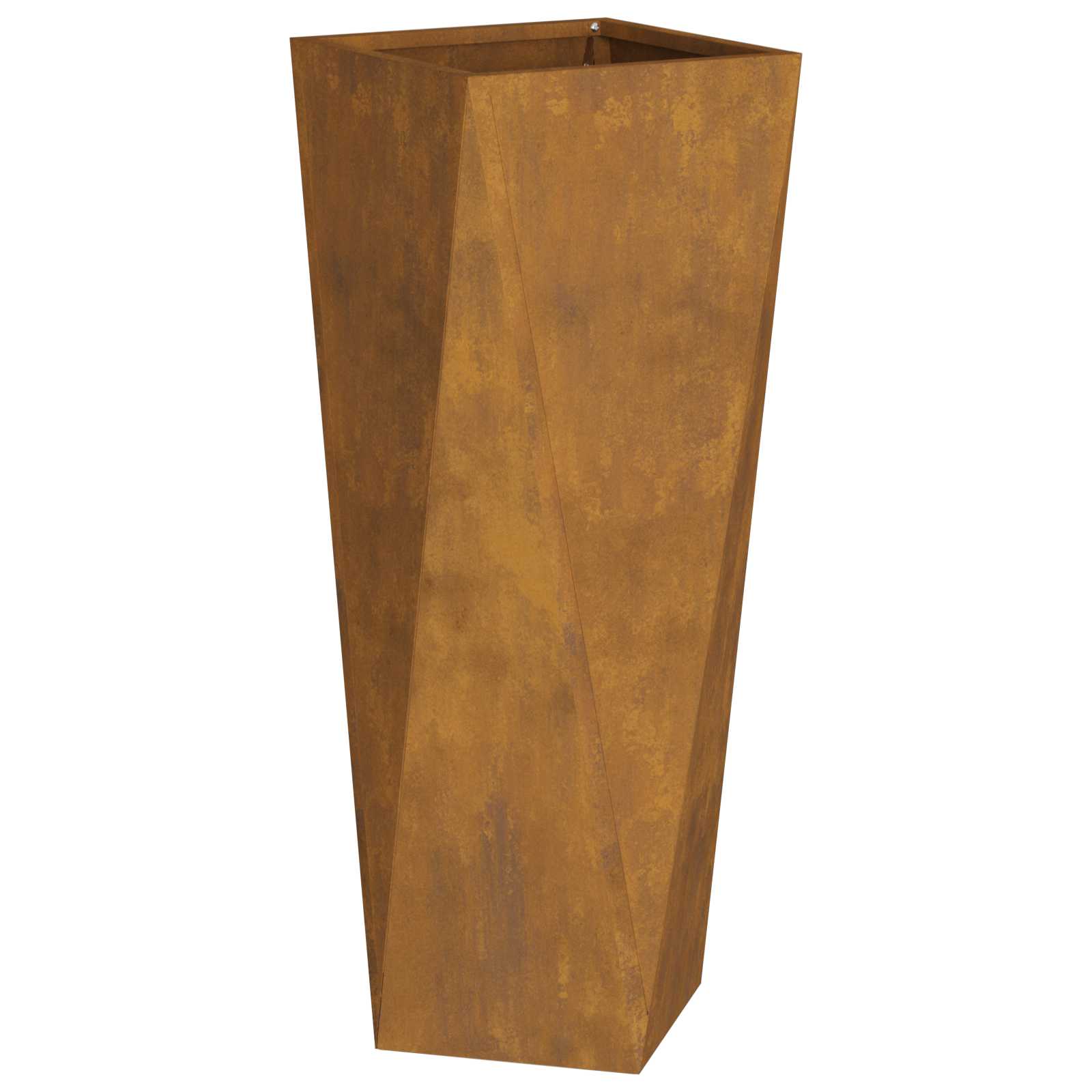 Γλάστρα 2 pcs Σκ rusty 30 x 30 x 75 εκ - Pakobazaar