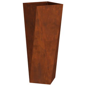 Γλάστρα 2 pcs Σκ rusty 30 x 30 x 75 εκ - Pakobazaar